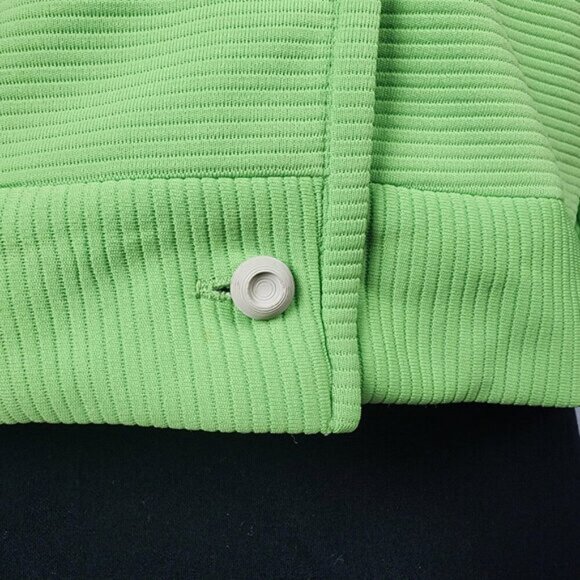 Vintage Tan Jay Green Button Up Jacket Top Size M - Picture 3 of 5